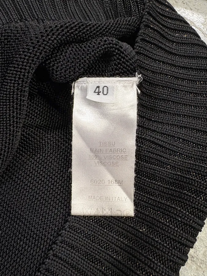 2000s Balmain Buttoned Black Sweater - Image 9