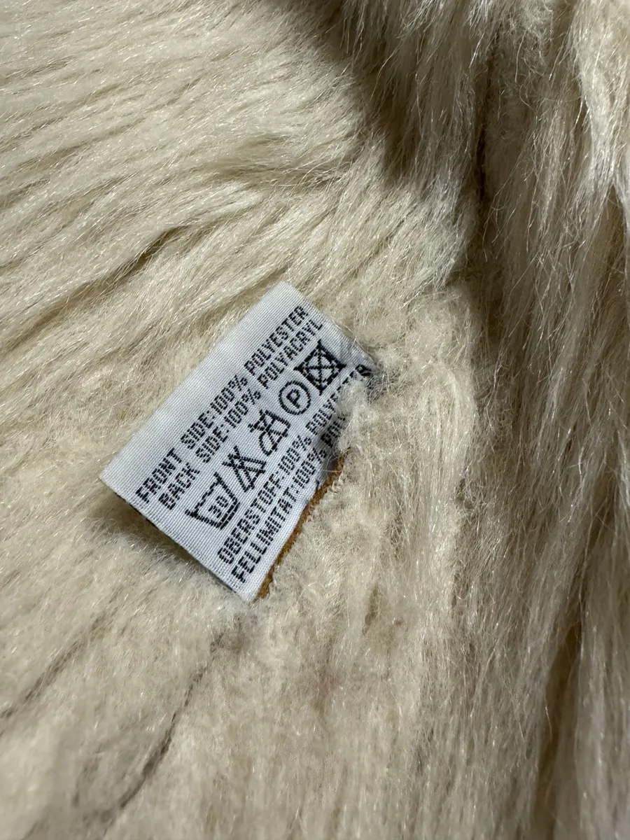 2000s Balmain Faux Fur Camel Jacket - Image 5