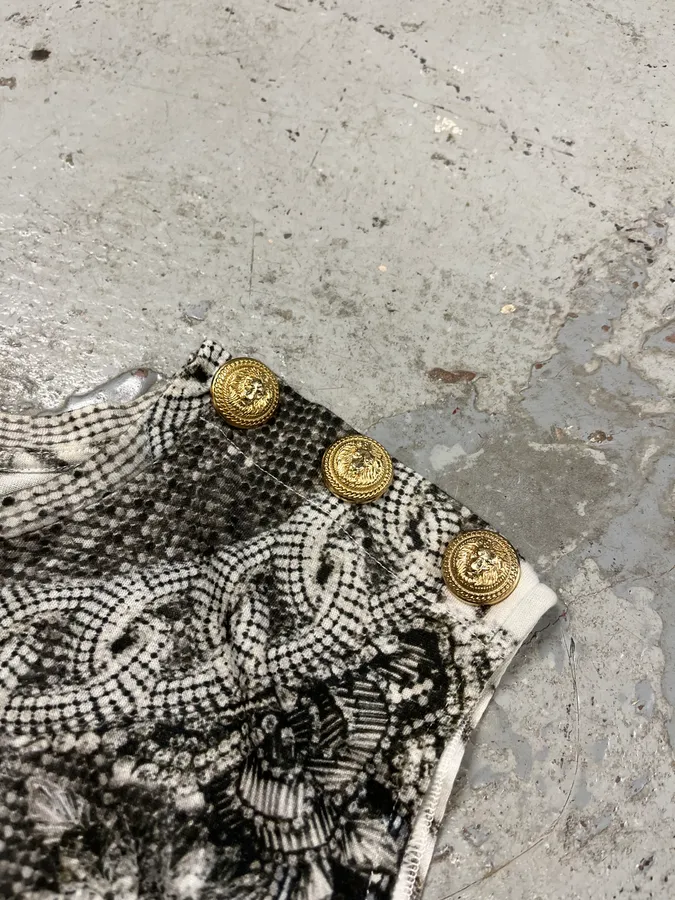 2000s Balmain Prestigious Grey Tank Top - Image 4