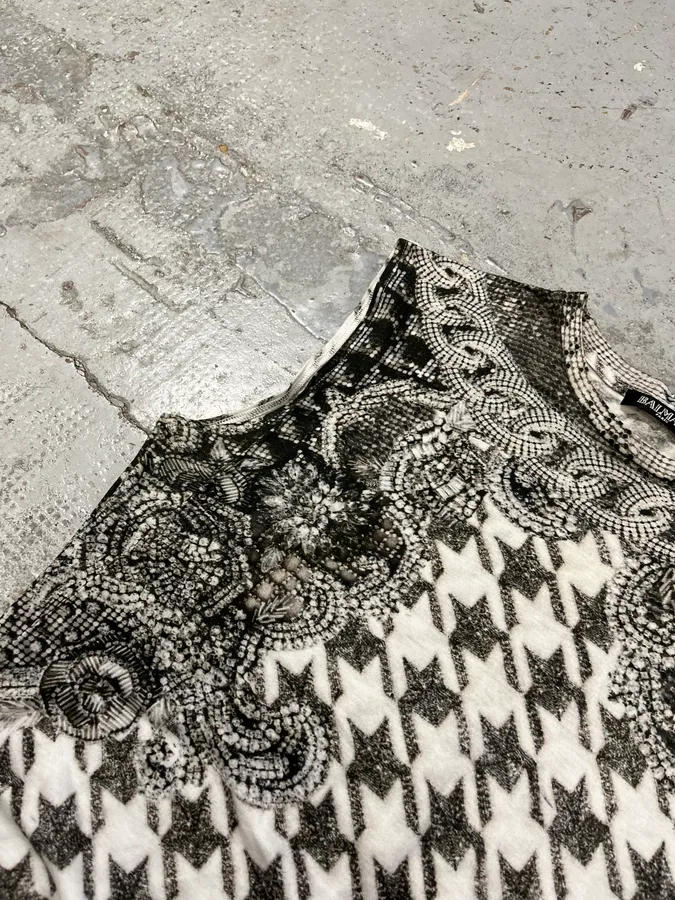 2000s Balmain Prestigious Grey Tank Top - Image 6