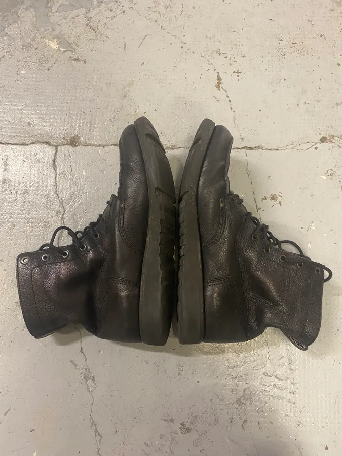 2000s Bikkembergs Black Leather Boots - Image 3