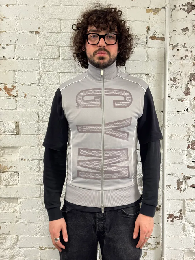 2000s Bikkembergs Grey Gym Vest - Image 2
