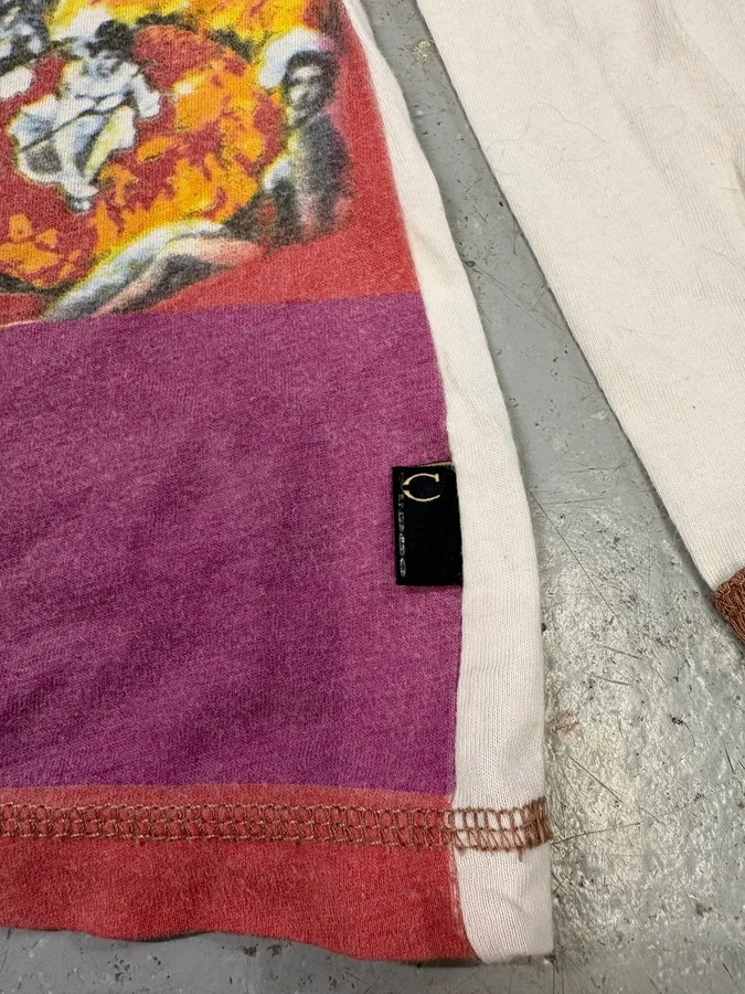2000s Cavalli Action Man Orange Longsleeves - Image 7