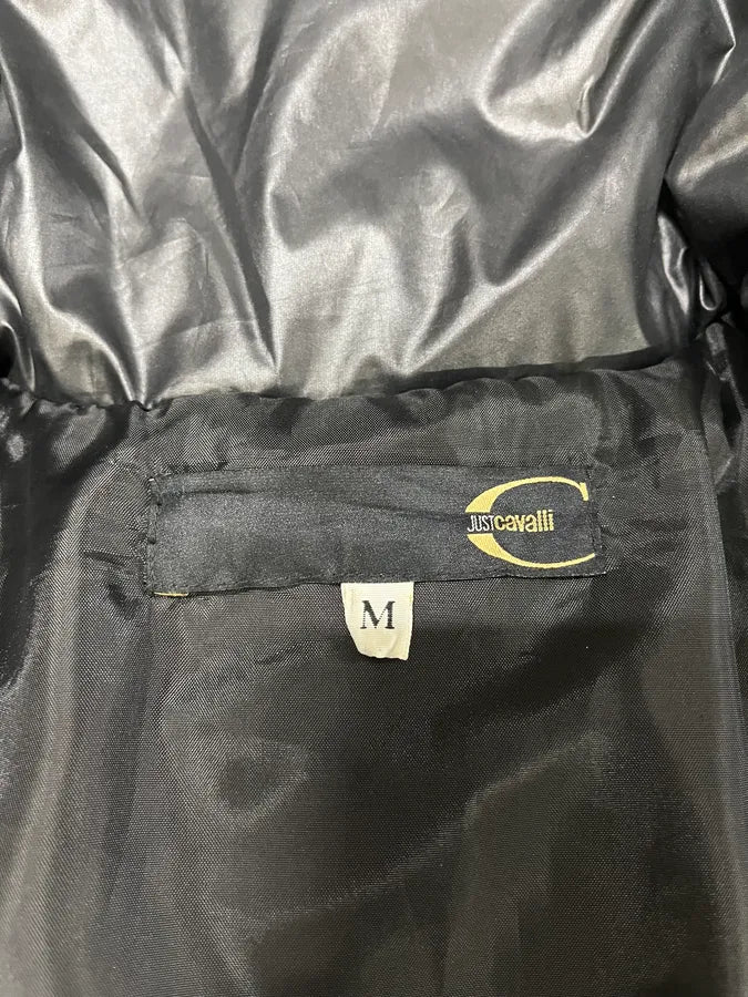2000s Cavalli Black Harness Bondage Puffet Jacket - Image 6