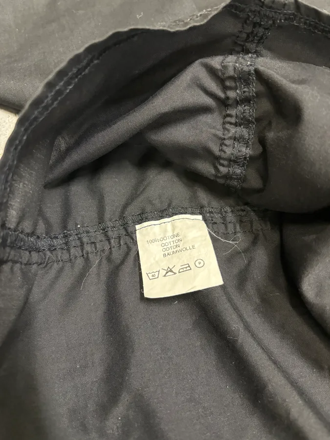 2000s Cavalli Black Pleats Shirt - Image 7