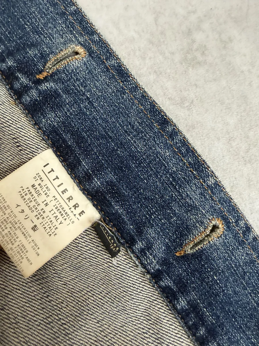 2000s Cavalli Blue Studded Denim Jacket - Image 9