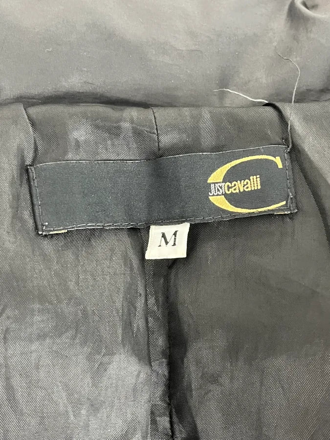 2000s Cavalli Bondage Harness Black Puffer Jacket - Image 10