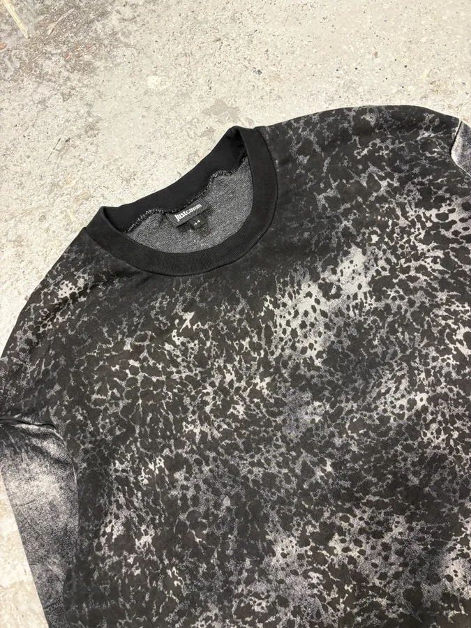 2000s Cavalli Cosmic Grey & Black Sweater - Image 5
