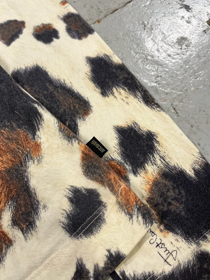 2000s Cavalli Cow Print Top Longsleeves - Image 8