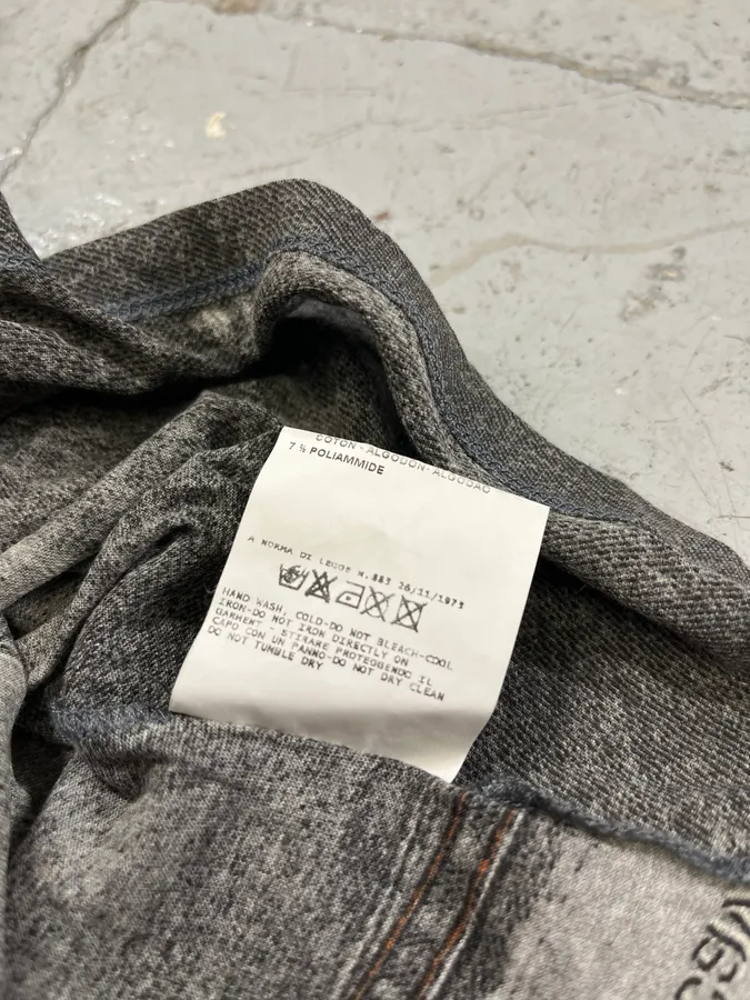 2000s Cavalli Denim Trompe L’Oeil T-Shirt - Image 6