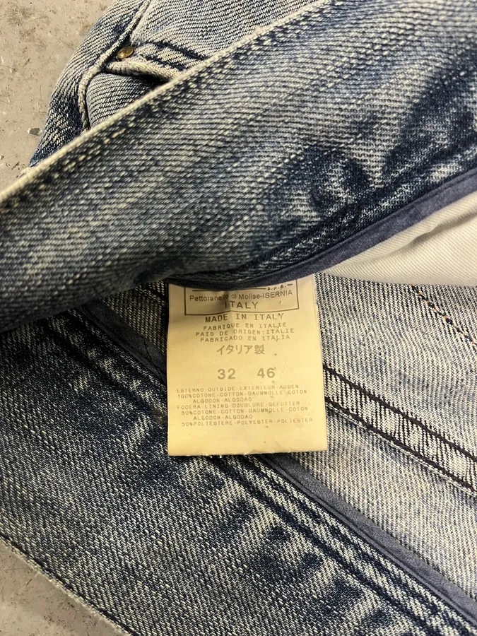 2000s Cavalli Double Knee Blue Denim Jeans - Image 10