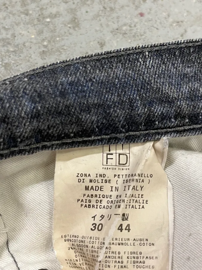 2000s Cavalli Elevated Grey Flared Pants - Image 10