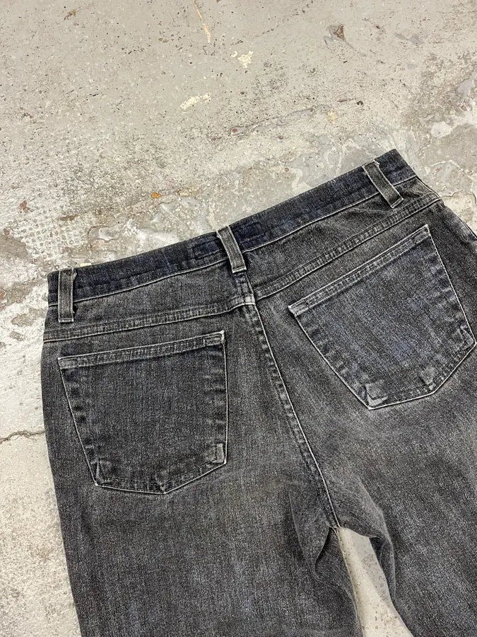 2000s Cavalli Elevated Grey Flared Pants - Image 8