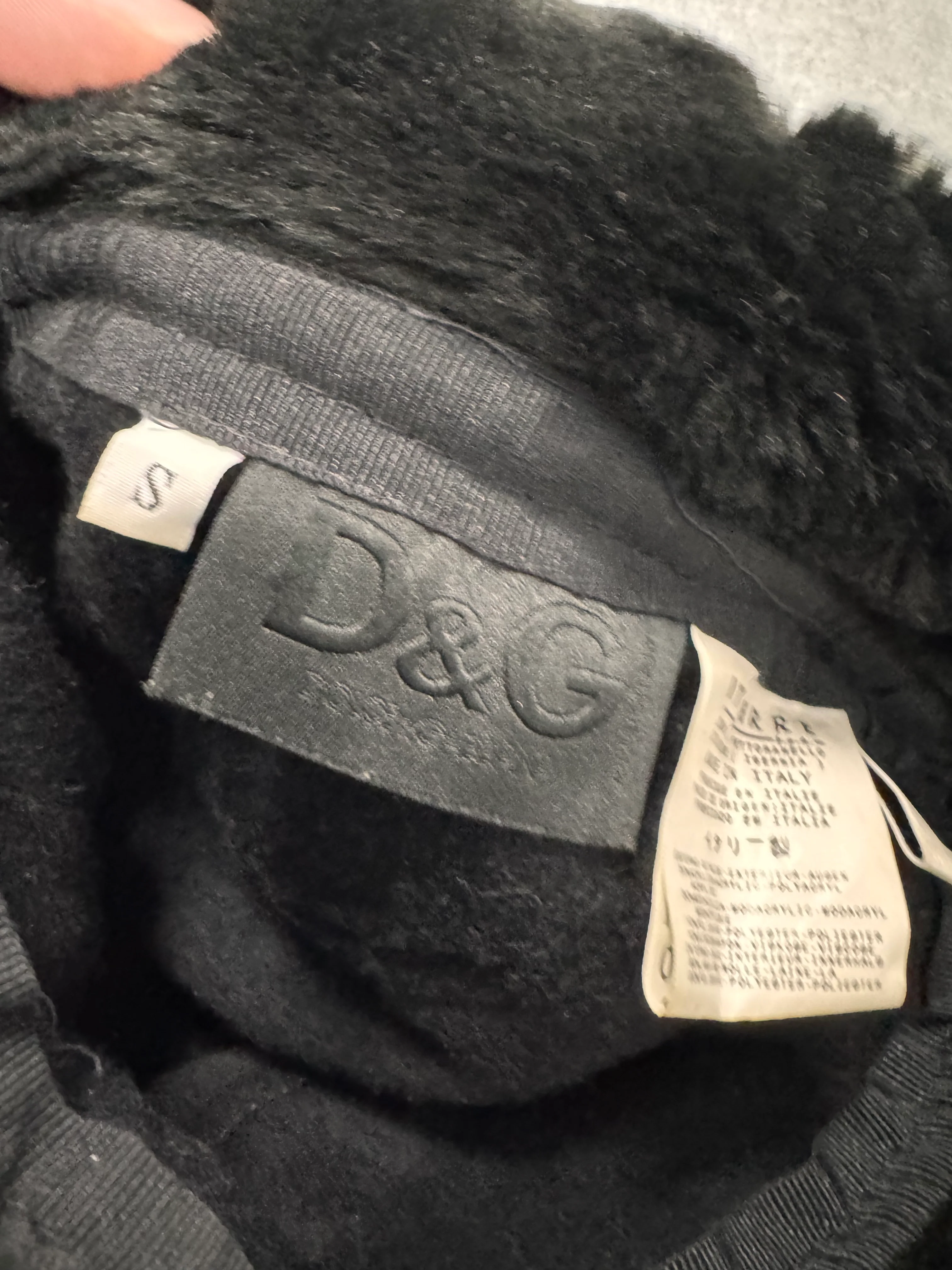 2000s Dolce & Gabbana Black Faux Fur Chapka - Image 5