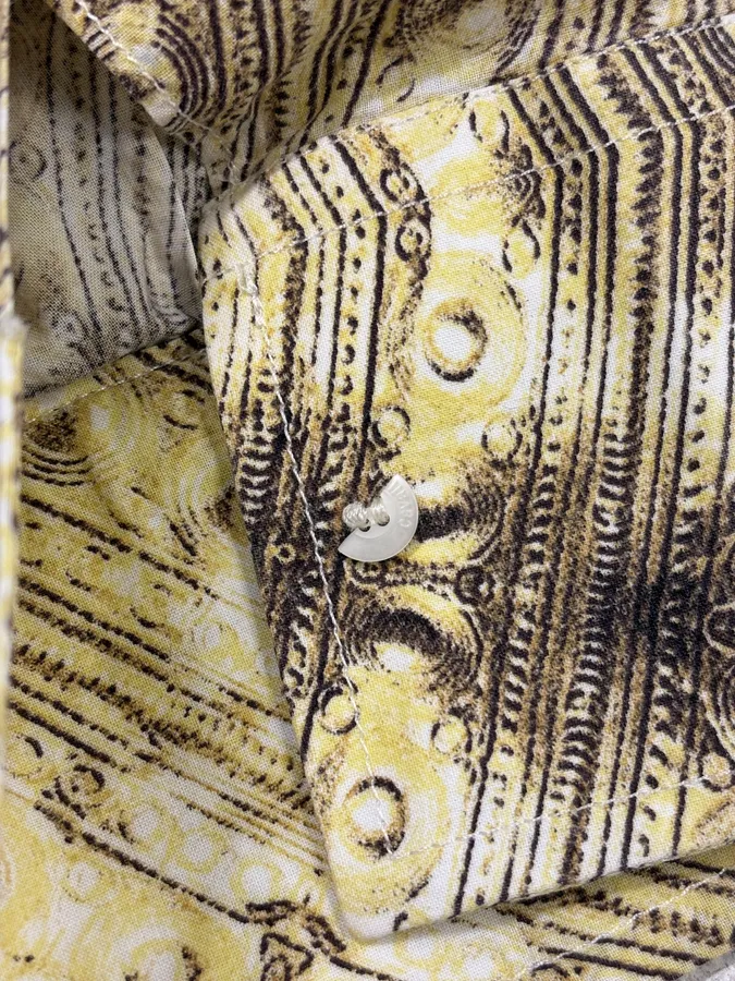 2000s Cavalli Golden Spirit Shirt - Image 9