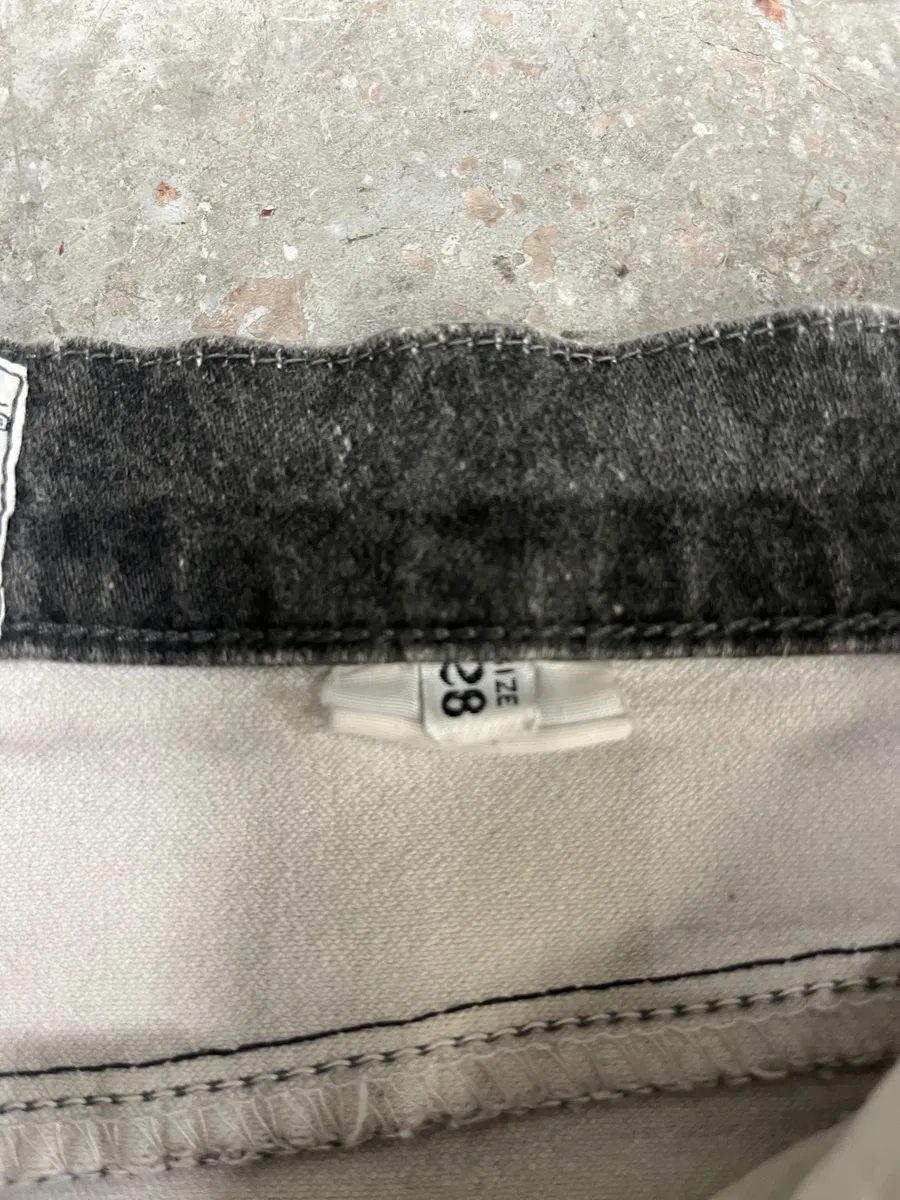 2000s Cavalli Jeans Grey Arabic Pattern Pants - Image 10
