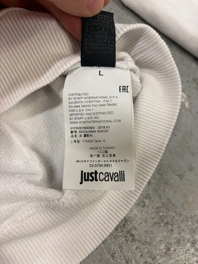 2000s Cavalli Multi Necklace White Avant-Garde Sweater - Image 12