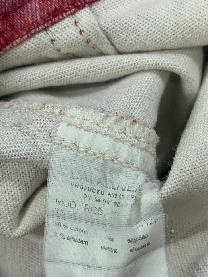 2000s Cavalli Orange Fire Denim Jacket - Image 10