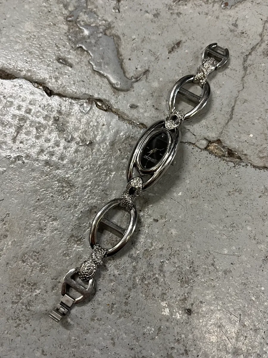 2000s Cavalli Ornament Chain Linked Watch