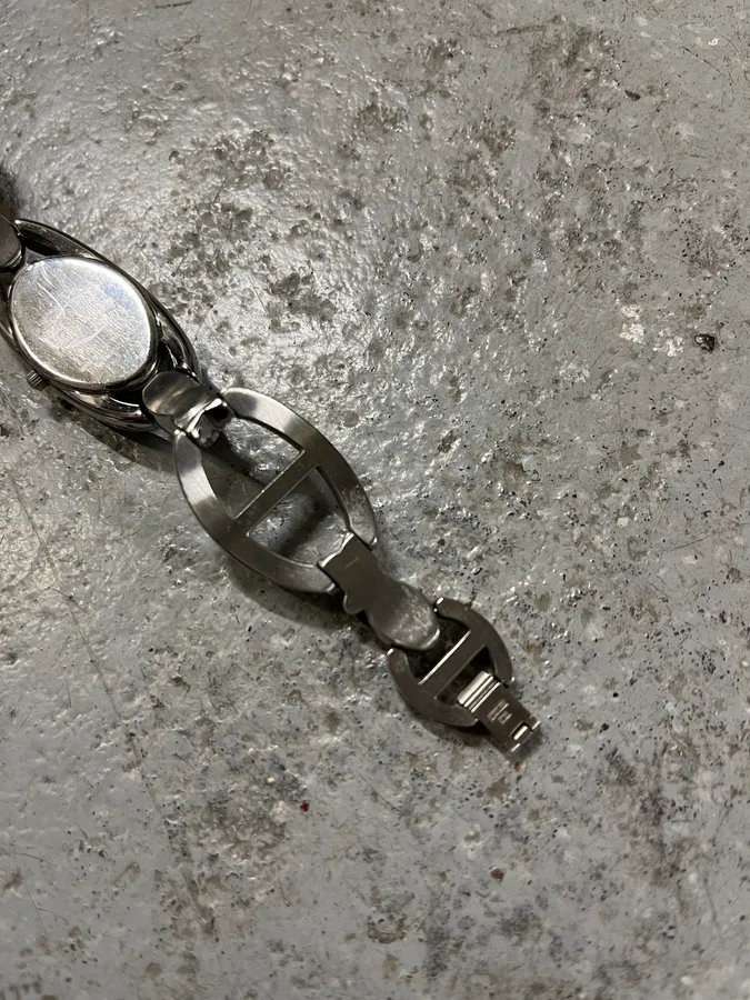 2000s Cavalli Ornament Chain Linked Watch - Image 10