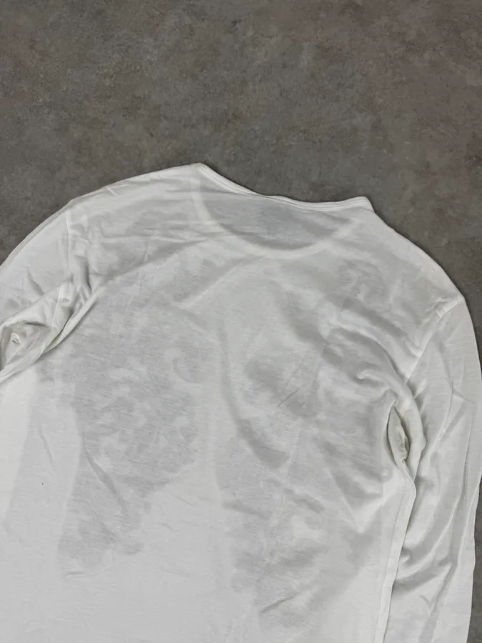 2000s Cavalli Ornament White Longsleeves - Image 6