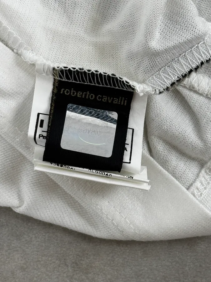 2000s Cavalli Ornament White Longsleeves - Image 9