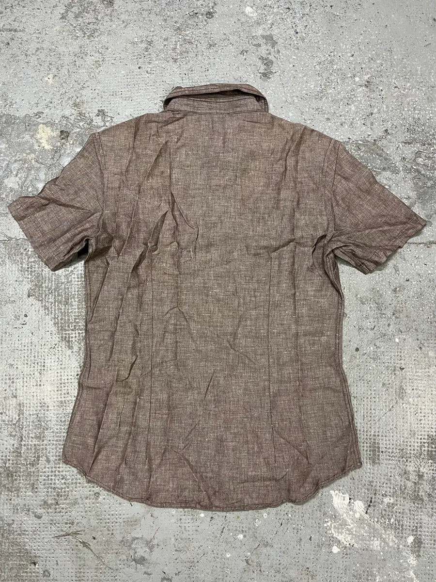 2000s Cavalli Raw Grey Leopard Scars Shirt - Image 6
