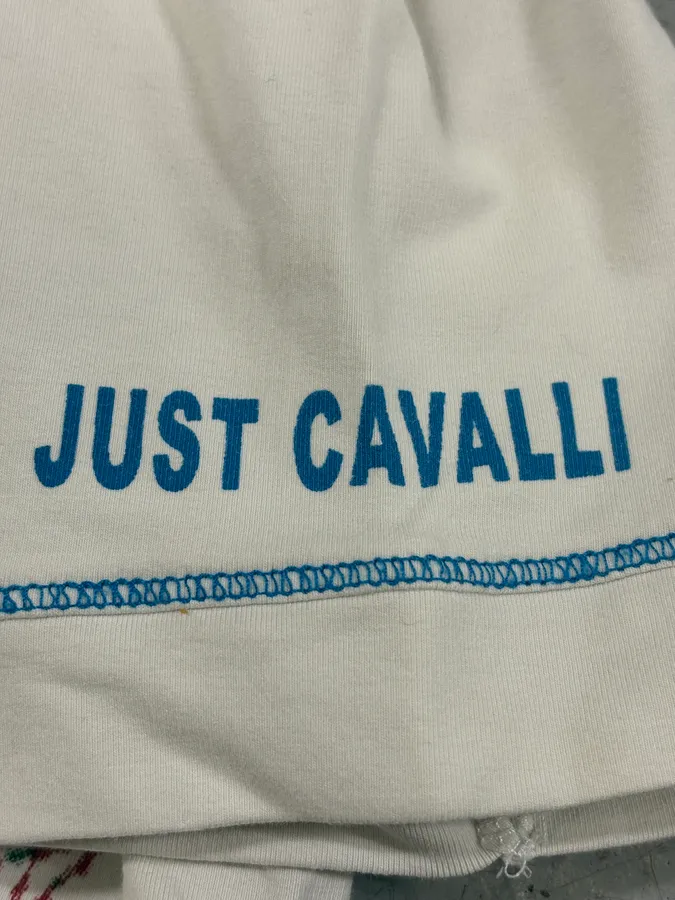 2000s Cavalli Steroid Roots White T-Shirt - Image 8