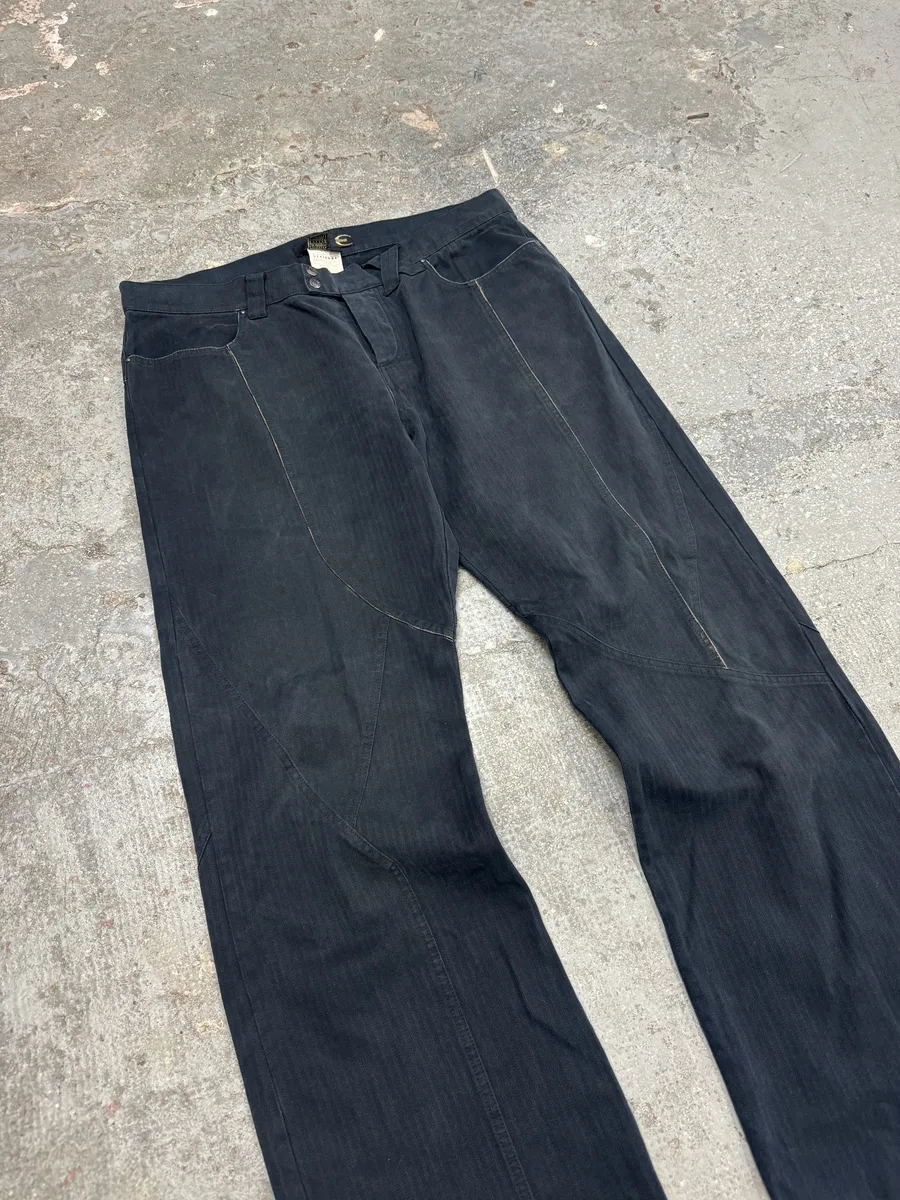 2000s Cavalli Structured Obscure Large Pants - Image 4