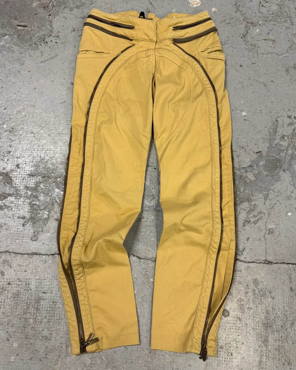 2000s Cavalli Technical Biker Master Full Zip Pants
