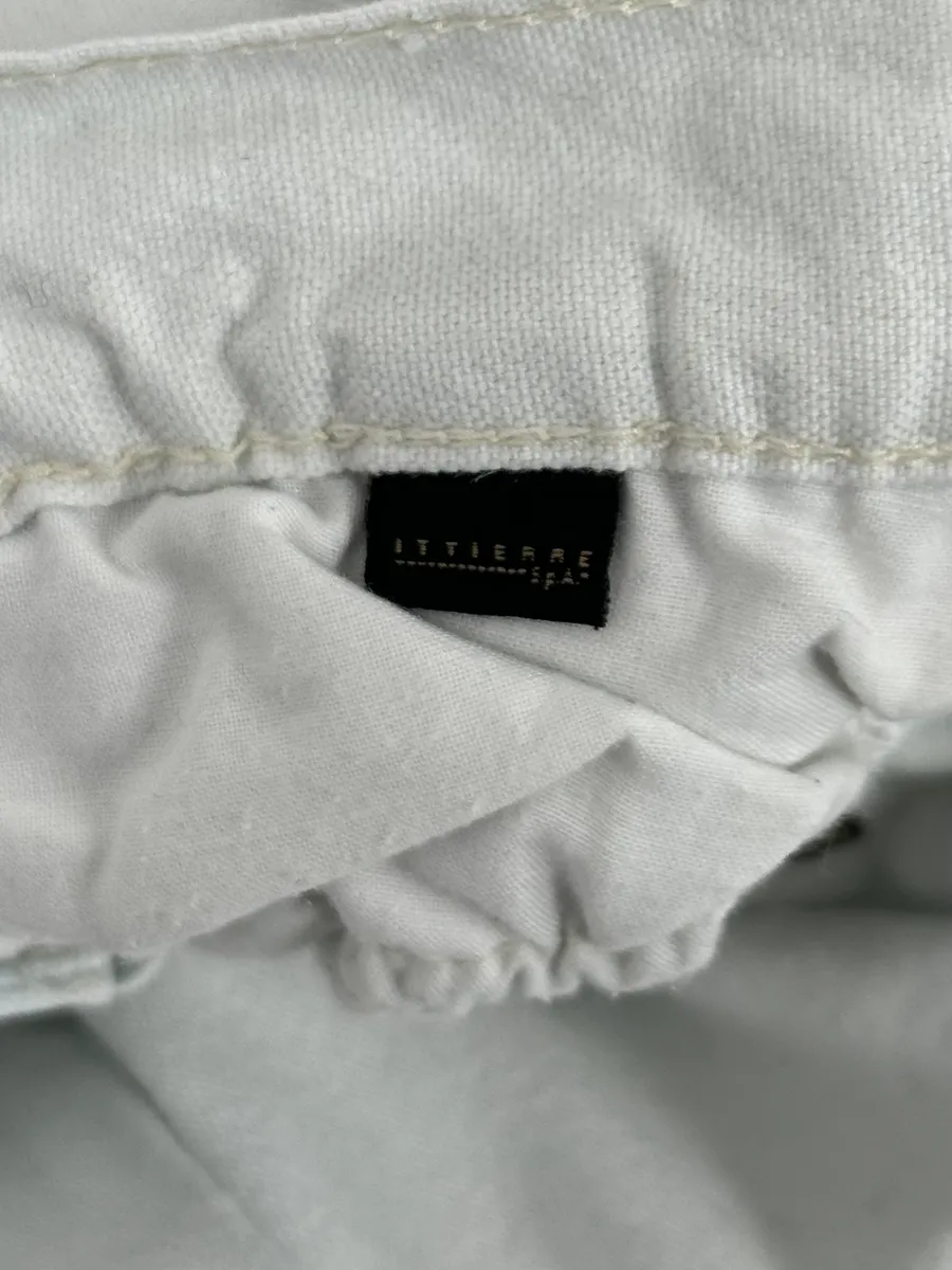 2000s Cavalli White Vertical Pants - Image 13