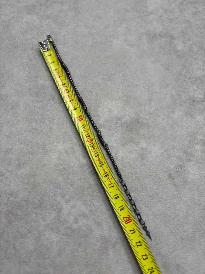 2000s Cesare Paciotti Tiny Dagger Bracelet - Image 5