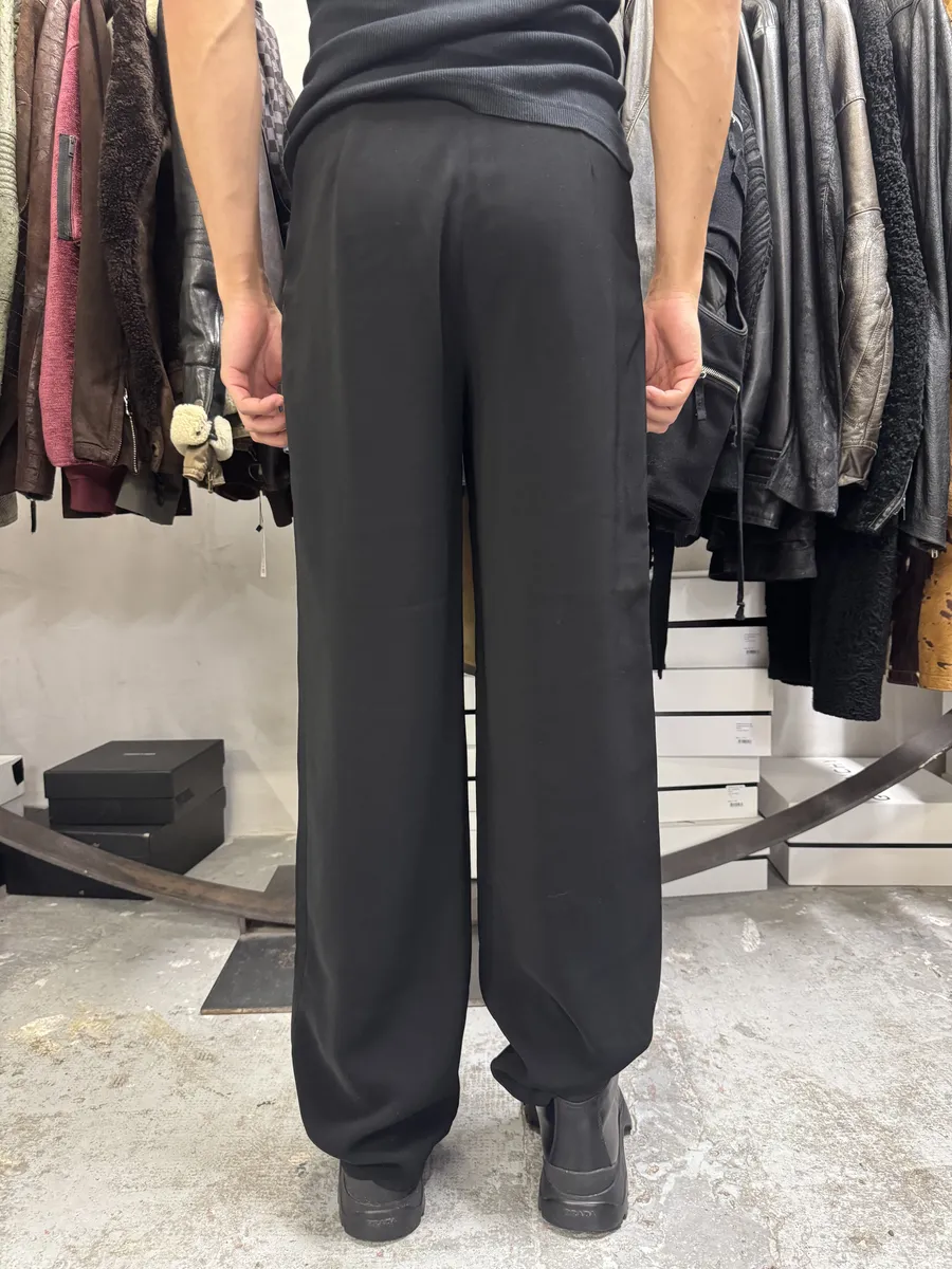 2000s Claude Montana Black Lines Sweatpants - Image 4