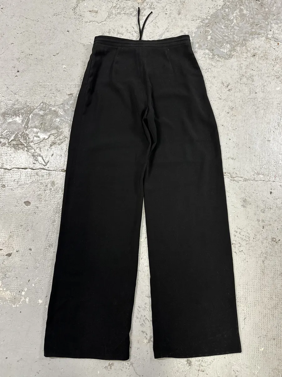 2000s Claude Montana Black Lines Sweatpants - Image 5