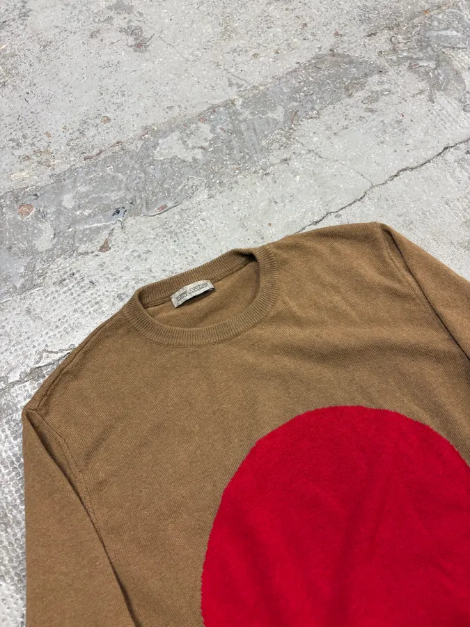 2000s Daniele Alessandrini Brown Japan Wool Sweater - Image 5