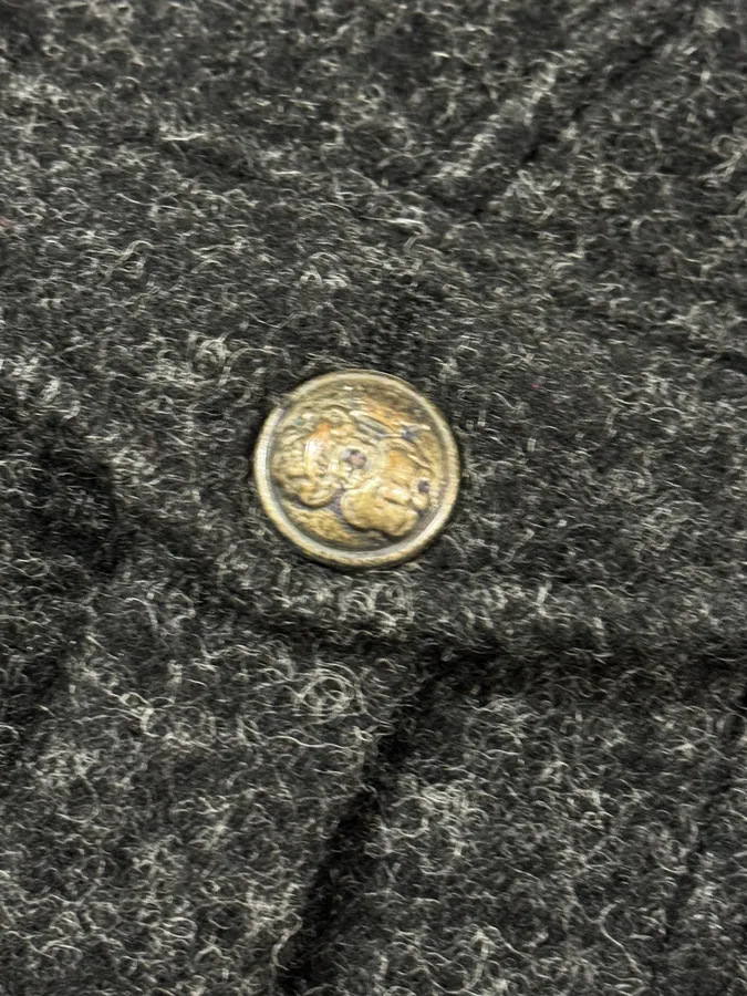 2000s Daniele Alessandrini Grey Classy Wool Buttoned Jacket - Image 8