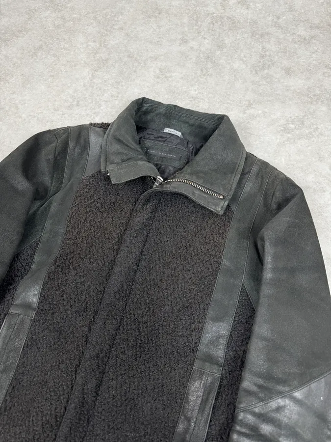 2000s Daniele Alessandrini Hybrid Avant-Garde Black Jacket - Image 3