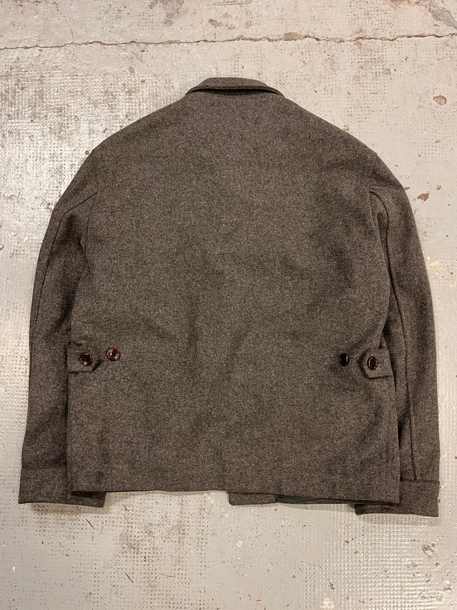2000s Daniele Alessandrini Multi-Pockets Grey Wool Jacket - Image 7