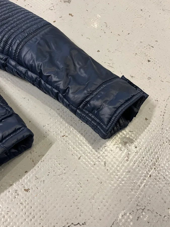 2000s Daniele Alessandrini Navy Puffer Jacket - Image 5