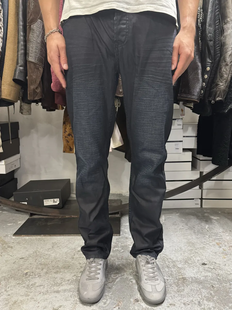 2000s Diesel Black Hybrid Obscure Jeans - Image 2