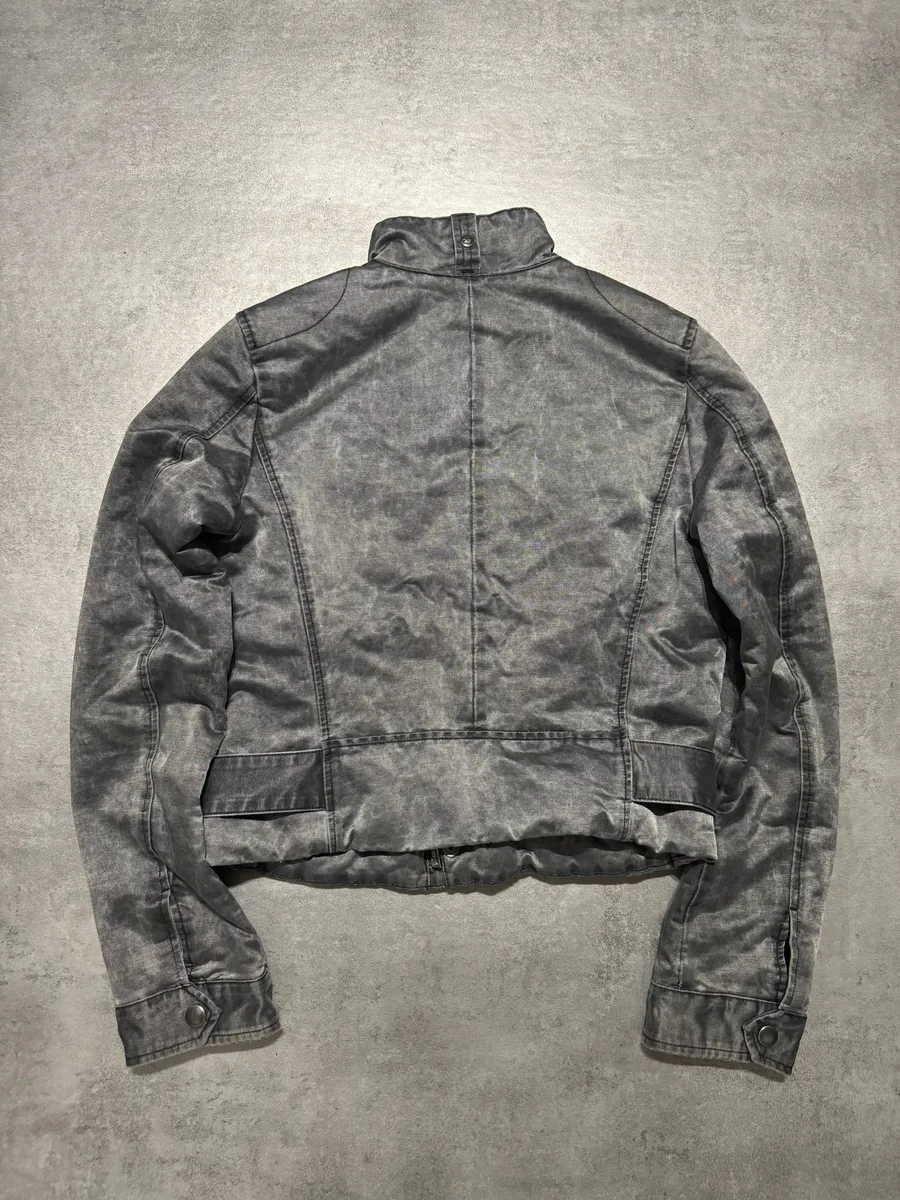 2000s Diesel Grey Faded Jacket - Image 3