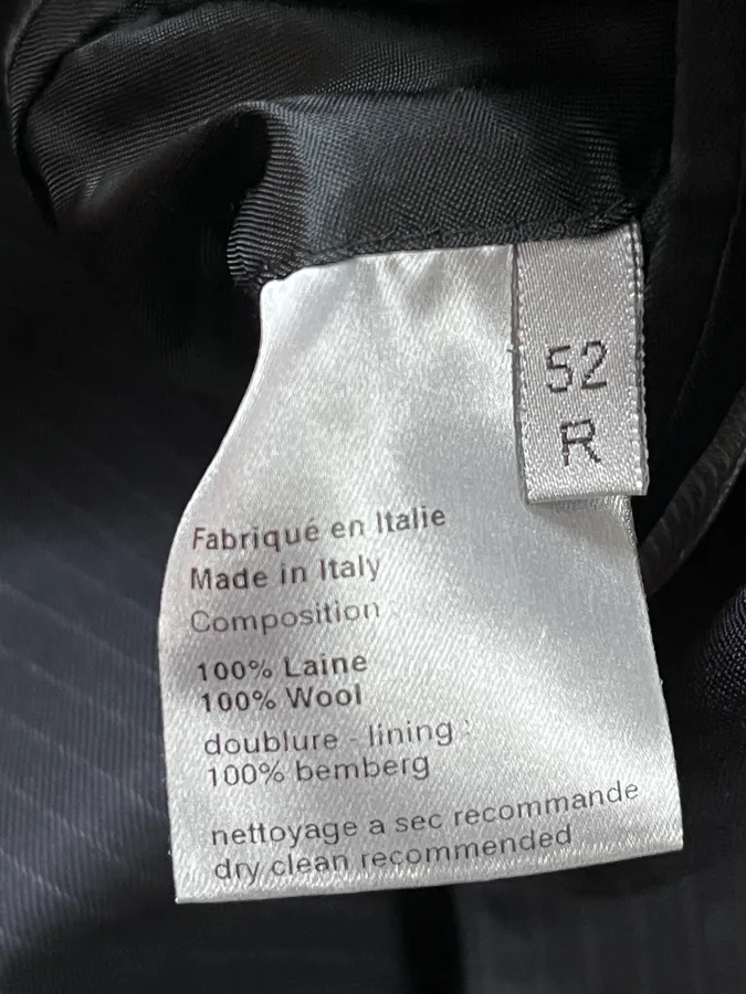 2000s Dior Black Striped Blazer - Image 11