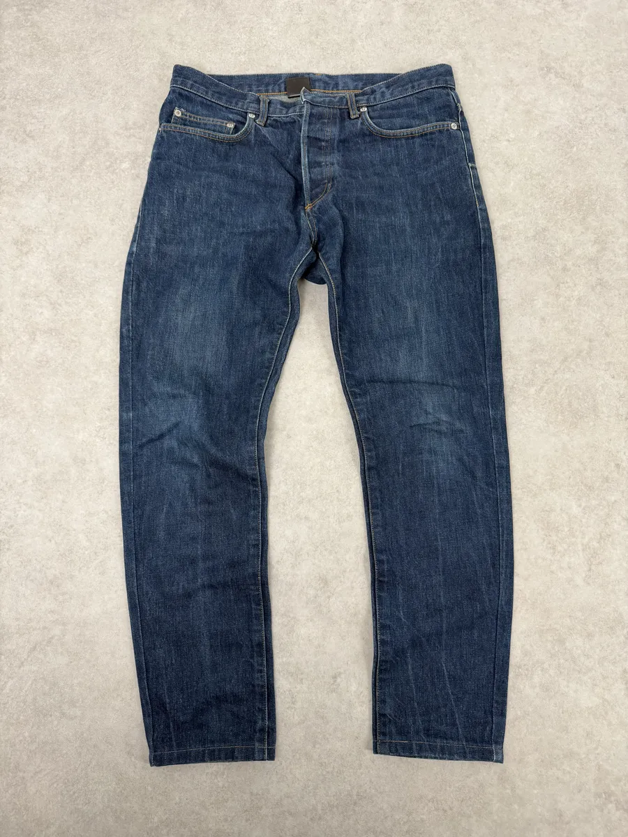 2000s Dior Blue Slim Denim Jeans by Hedi Slimane