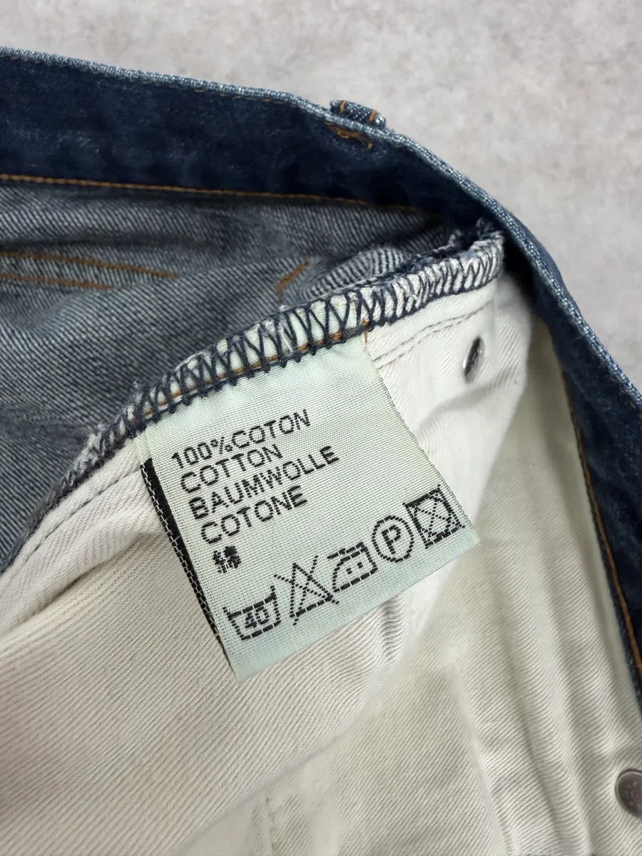 2000s Dior Blue Slim Denim Jeans by Hedi Slimane - Image 12
