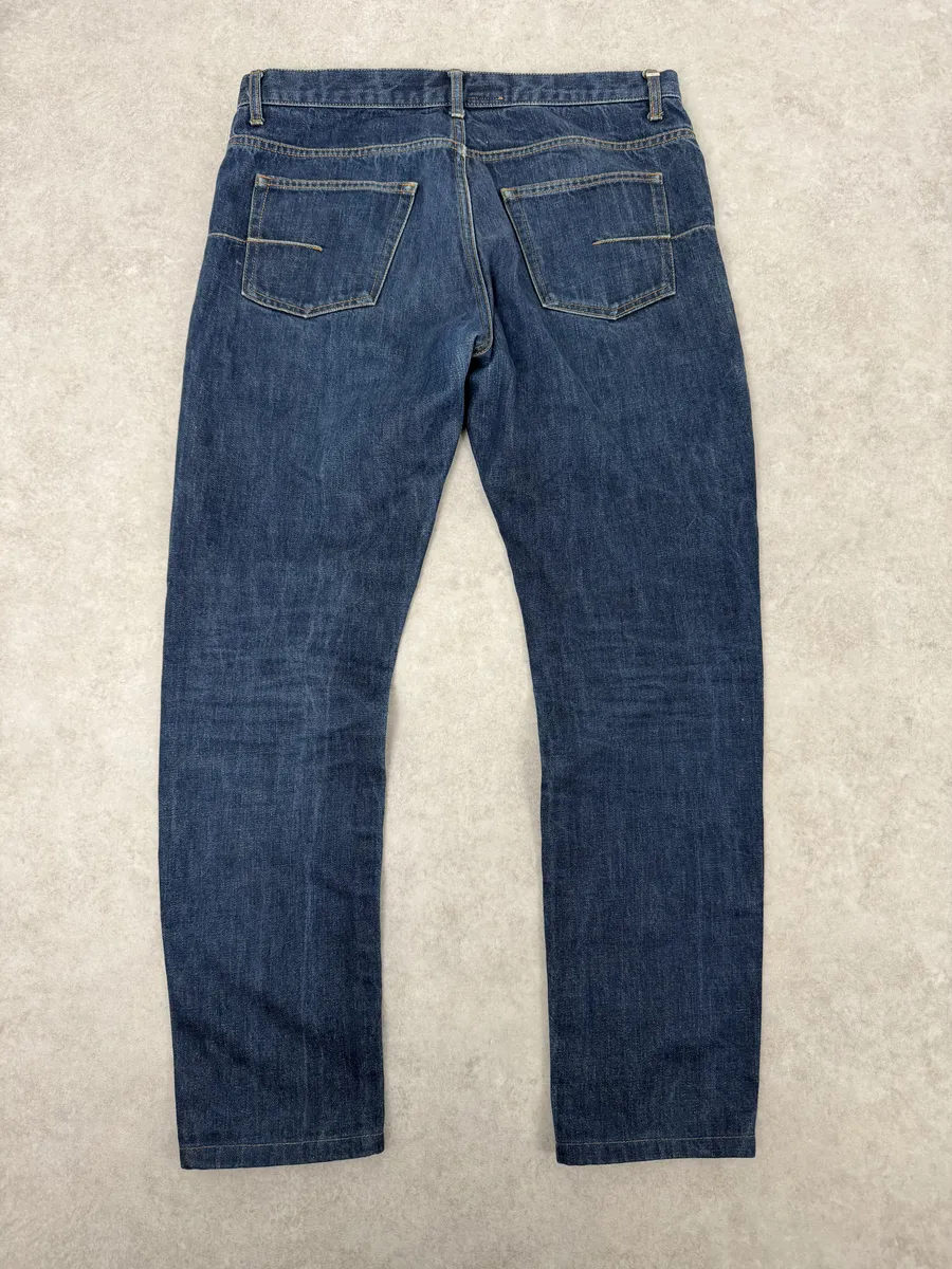 2000s Dior Blue Slim Denim Jeans by Hedi Slimane - Image 2