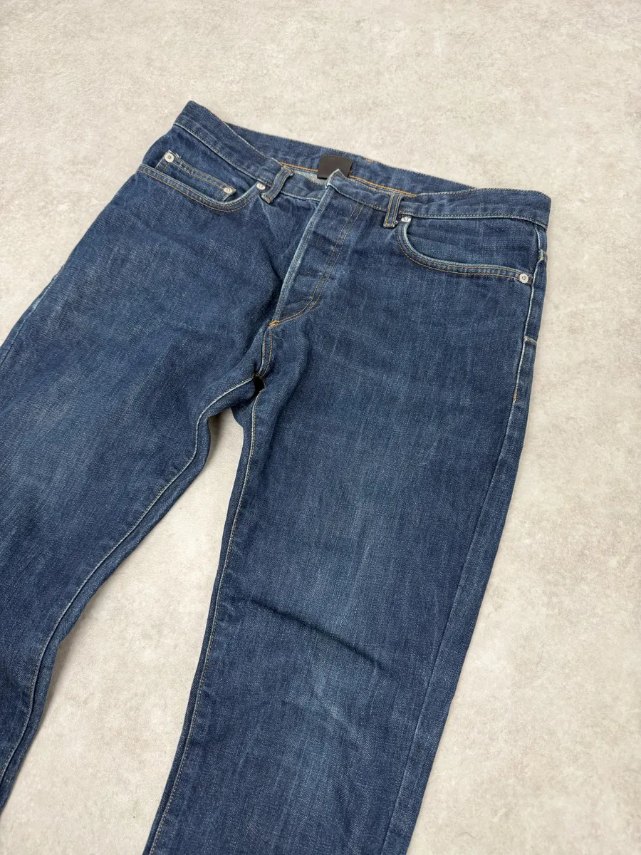 2000s Dior Blue Slim Denim Jeans by Hedi Slimane - Image 3