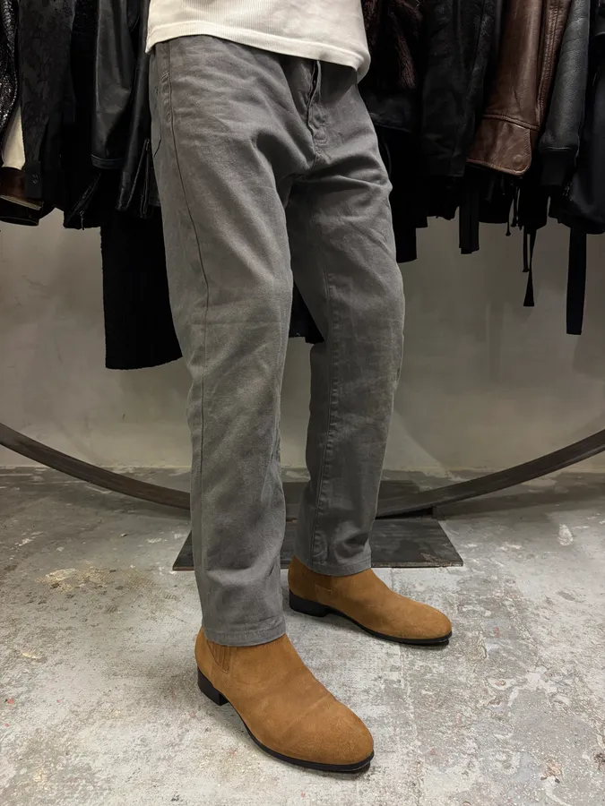 2000s Dior by Hedi Slimane Grey Slim Jeans - Image 2