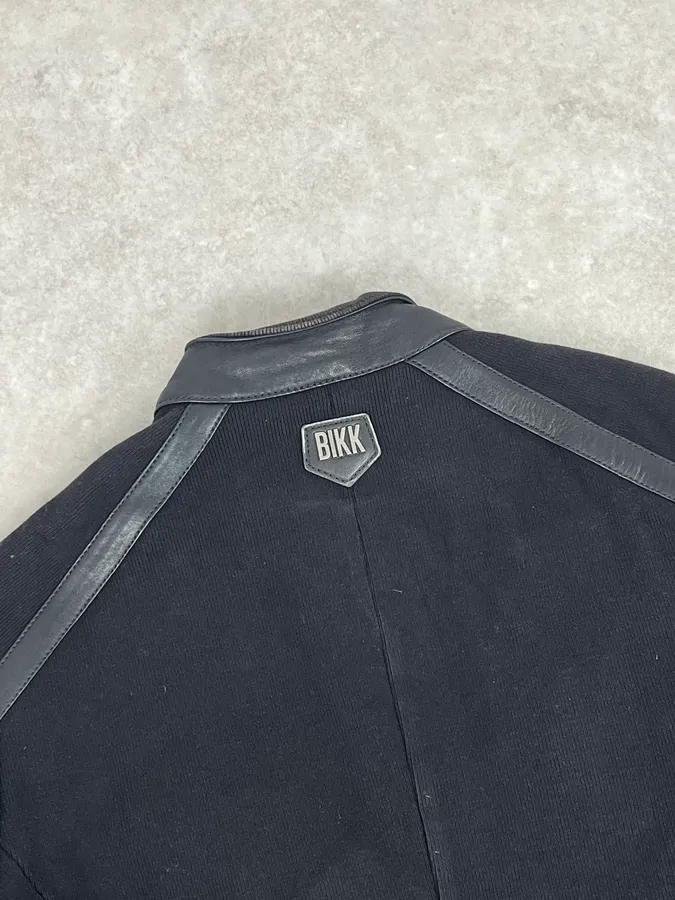 2000s Dirk Bikkembergs Hybird Leather Jacket - Image 7