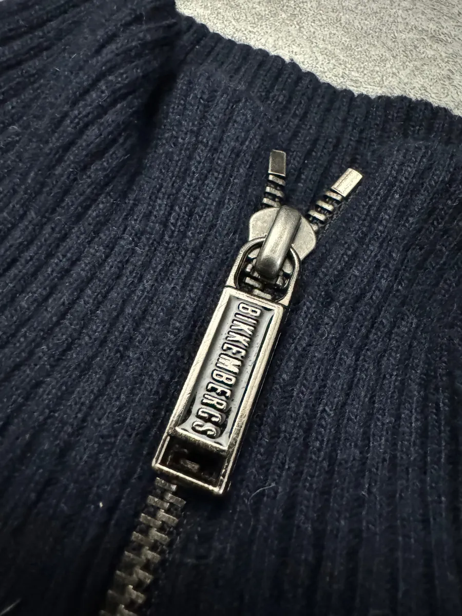 2000s Dirk Bikkembergs Structural Klein Wool Zip-up Sweater - Image 8