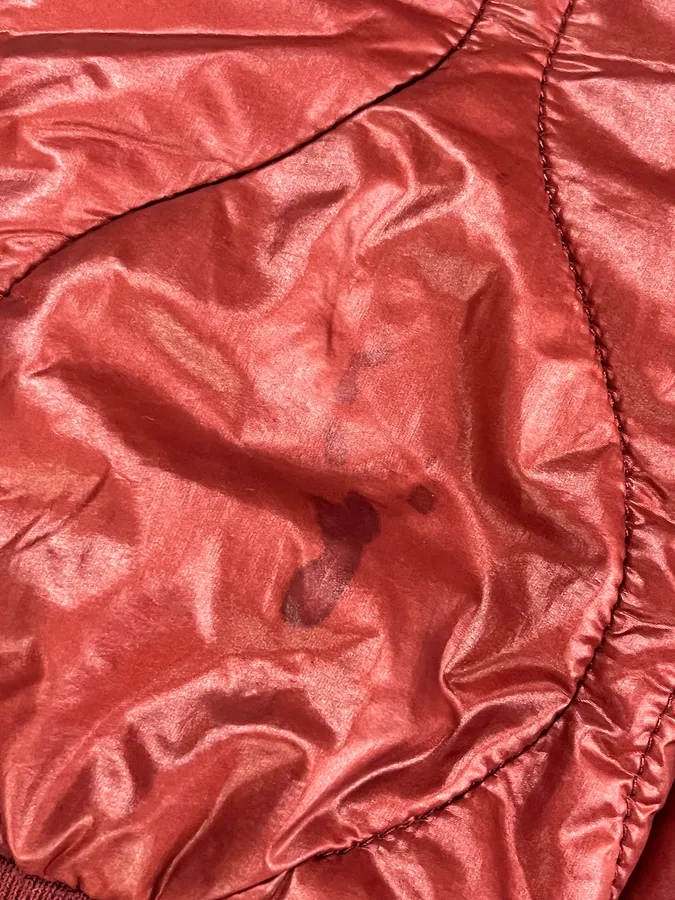 2000s Dolce & Gabana Quilted Red Bomber Jacket - Image 11